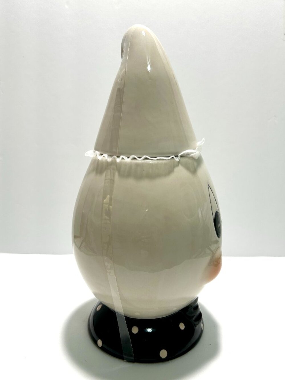 NWT Johanna Parker Halloween "Gus" Ghost Ceramic Cookie Jar Canister Vintage - Picture 5 of 7